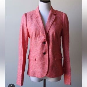 J. Crew Coral Blazer